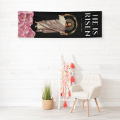 Jezus Christus, hij is een christelijke katholieke Spandoek (Insitu)