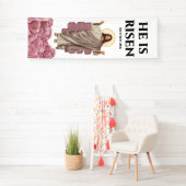 Jezus Christus, hij is een heetgebakje... Spandoek (Insitu)