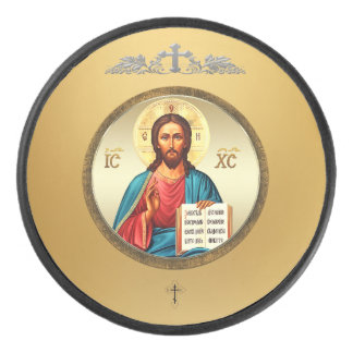 Jezus Christus Hockey Puck