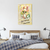 Jezus Christus Hoge Eeuwige Priester Canvas Afdruk (Insitu (Slaapkamer))