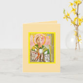 Jezus Christus hogepriester Kaart (Gele Bloem)