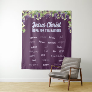 Jezus Christus Hoop voor Alle Volken 9 Wandkleed