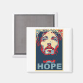 Jezus Christus Hope Magneet (Voorkant / Achterkant)