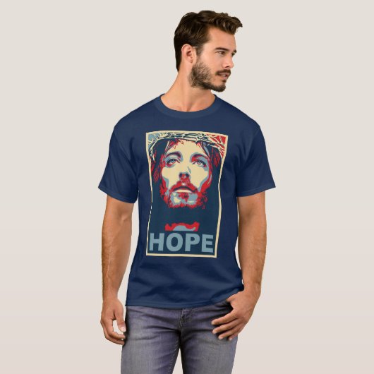 Jezus Christus Hope T-shirt (Voorkant volledig)