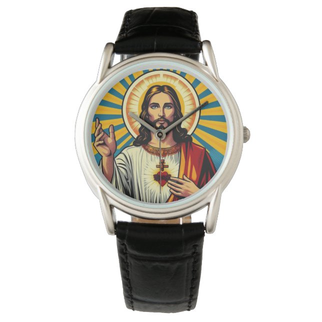 Jezus Christus Horloge (Voorkant)