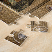 Jezus Christus houdt de gouden juwelen vast Legpuzzel (Zijkant)