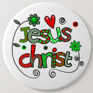 Jezus Christus I Doodles I What I Colossal 6x6 But Ronde Button 6,0 Cm