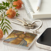 Jezus Christus IC XC Acrylische Sleutelhanger (Voorkant Rechts)