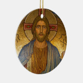 Jezus Christus IC XC Ornament Ronde (Rechts)