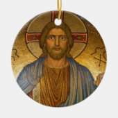 Jezus Christus IC XC Ornament Ronde (Voorkant)