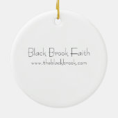 Jezus Christus IC XC Ornament Ronde (Achterkant)