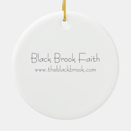 Jezus Christus IC XC Ornament Ronde (Achterkant)