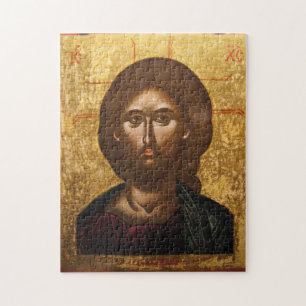 Jezus Christus Icon van Emmanuel Lampardos Legpuzzel