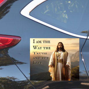 Jezus Christus, ik ben de manier waarop de waarhei Sticker