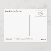 Jezus Christus, ik ben de weg Briefkaart (Achterkant)