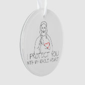 Jezus Christus, ik bescherm je Ornament (voorkant)