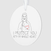 Jezus Christus, ik bescherm je Ornament (voorkant)