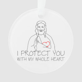 Jezus Christus, ik bescherm je Ornament