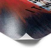 Jezus Christus Ik vertrouw op jou Verse rooms-kath Foto Afdruk (Hoek)