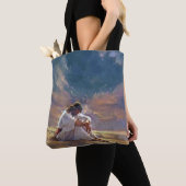 Jezus Christus in de gebeden Tote Bag (Dichtbij)