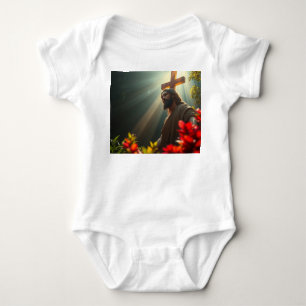 Jezus Christus in de tuin Baby Jumper Romper