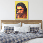 Jezus Christus in de woestijn canvas fine art prin (Insitu (Slaapkamer))
