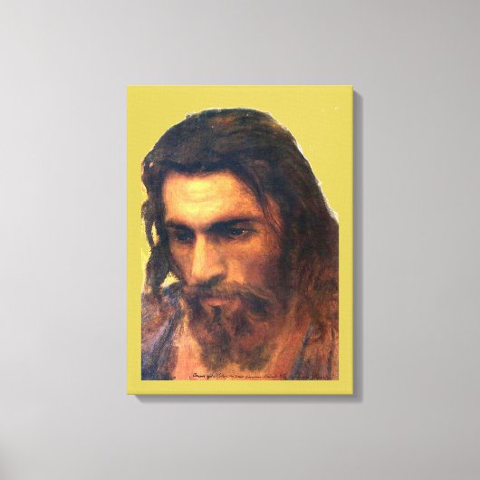 Jezus Christus in de woestijn canvas fine art prin Afdruk (Voorkant)