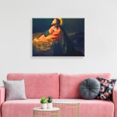 Jezus Christus in Gethsemane Canvas Afdruk (Insitu (Woonkamer))