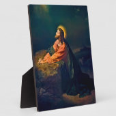 Jezus Christus in Gethsemane Fotoplaat (Zijkant)