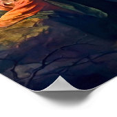 Jezus Christus in Gethsemane Poster (Hoek)