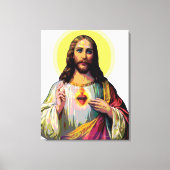 Jezus Christus in Pop Art Style Canvas Afdruk (Voorkant)