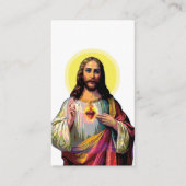 Jezus Christus in Pop Art Style Informatiekaartje (Voorkant)