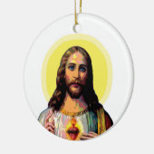 Jezus Christus in Pop Art Style Keramisch Ornament (Links)