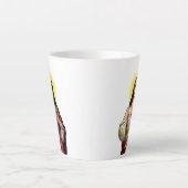 Jezus Christus in Pop Art Style Latte Mok (Voorkant)