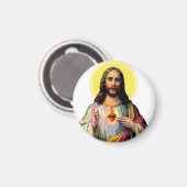 Jezus Christus in Pop Art Style Magneet (Voorkant / Achterkant)