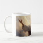 Jezus Christus in Wolken versie 3 Koffiemok (Links)