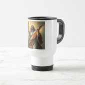 Jezus Christus is de King Steel Travel Mug Reisbeker (Voorkant rechts)
