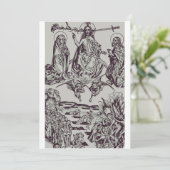Jezus Christus is de rechter van het universum Kaart (Staand voorkant)