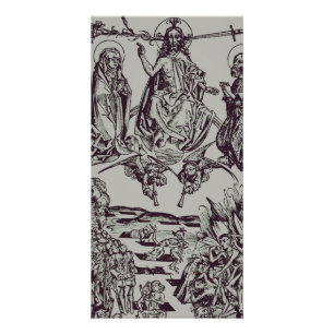 Jezus Christus is de rechter van het universum Perfect Poster
