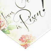 Jezus Christus is de risen Short Table Runner Korte Tafelloper (Hoek)