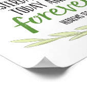 Jezus Christus is dezelfde foto van de kunst Poster (Hoek)