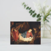 Jezus Christus is geboren met kerst Briefkaart (Staand voorkant)