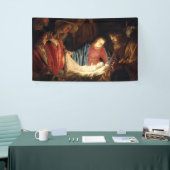 Jezus Christus is geboren met kerst Spandoek (Beurs)