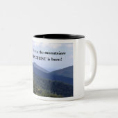 Jezus Christus is geboren! Tweekleurige Koffiemok (Voorkant rechts)