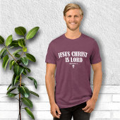 Jezus Christus is Heer Christelijk Tri-Blend Shirt