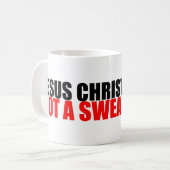 Jezus Christus is Heer, geen vloek Koffiemok (Voorkant links)