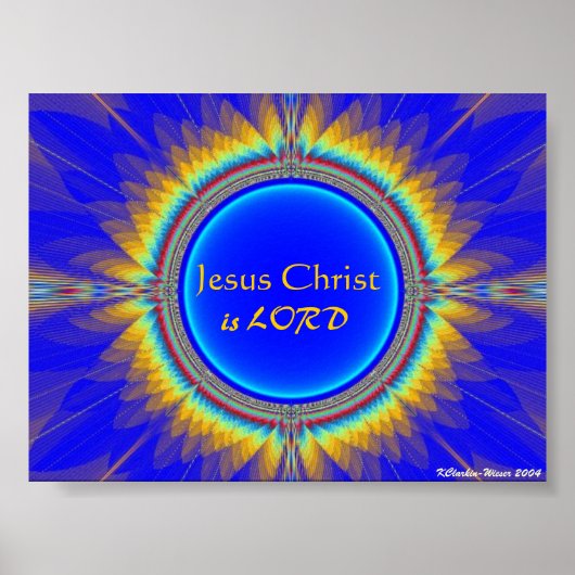 Jezus Christus is LORD Poster (Voorkant)
