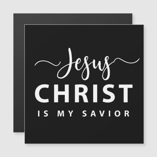 Jezus Christus is mijn redder (Voorkant / Achterkant)