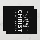 Jezus Christus is mijn redder (Voorkant / Achterkant)