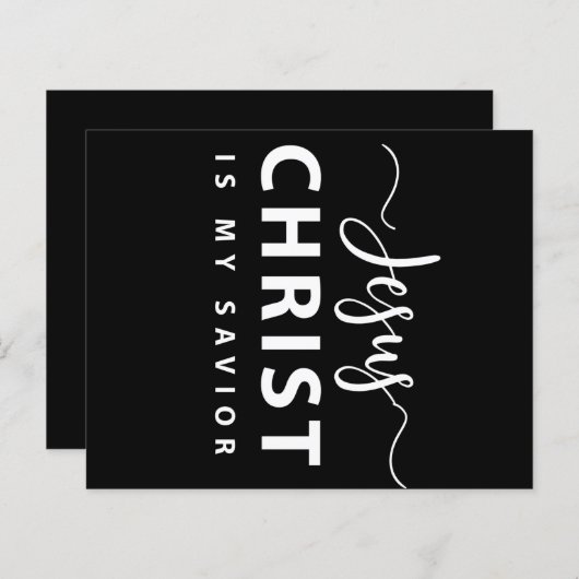 Jezus Christus is mijn redder (Voorkant / Achterkant)